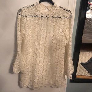 Free people lace slip dress